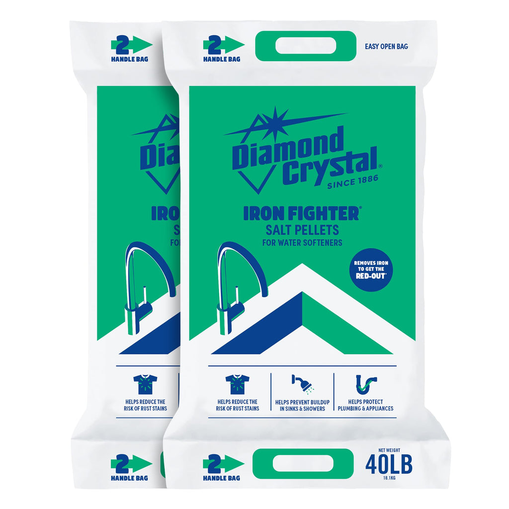 2 Pack Water Softener Salt Pellets, 40 lb C952