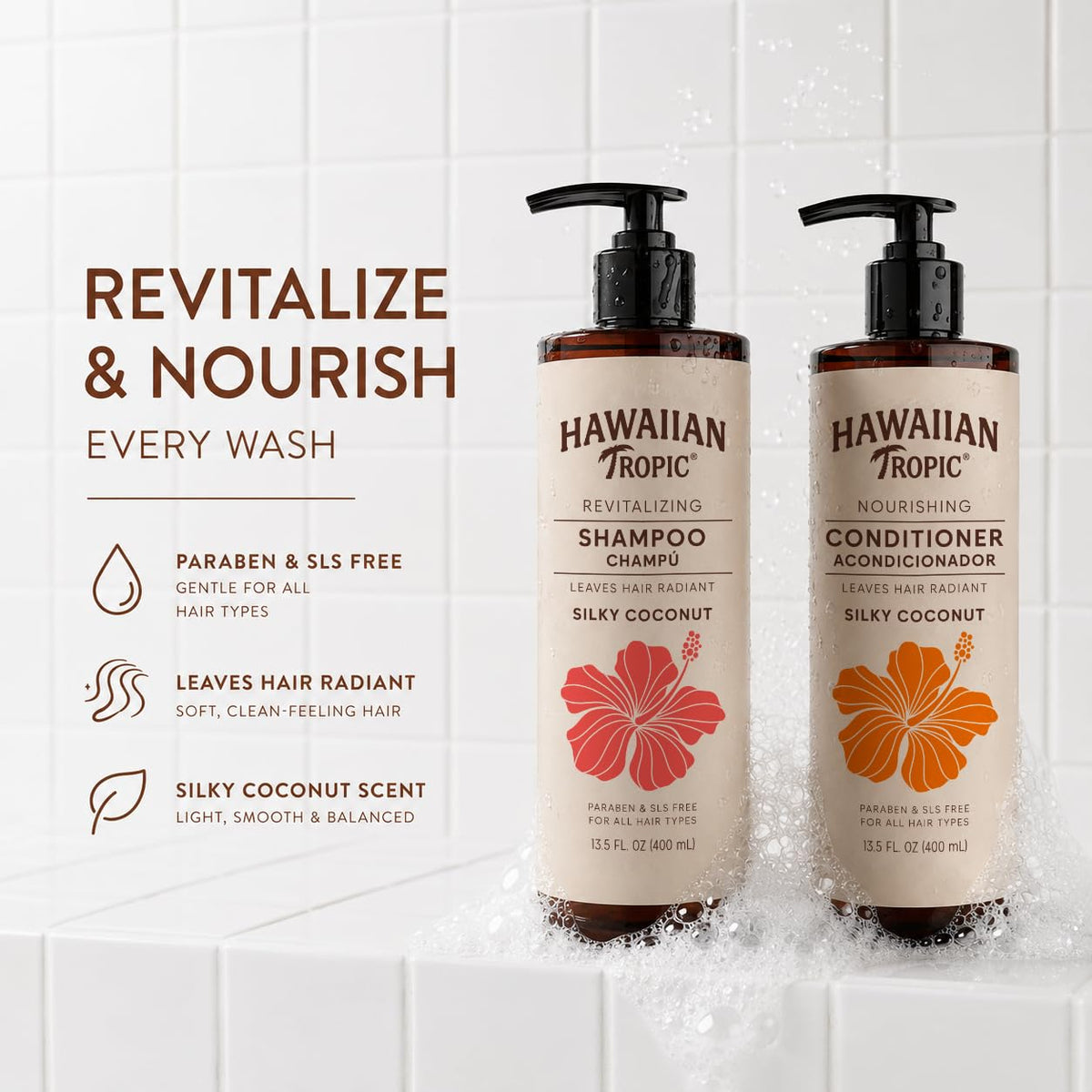 Shampoo and Conditioner Set 13.5 fl oz B502