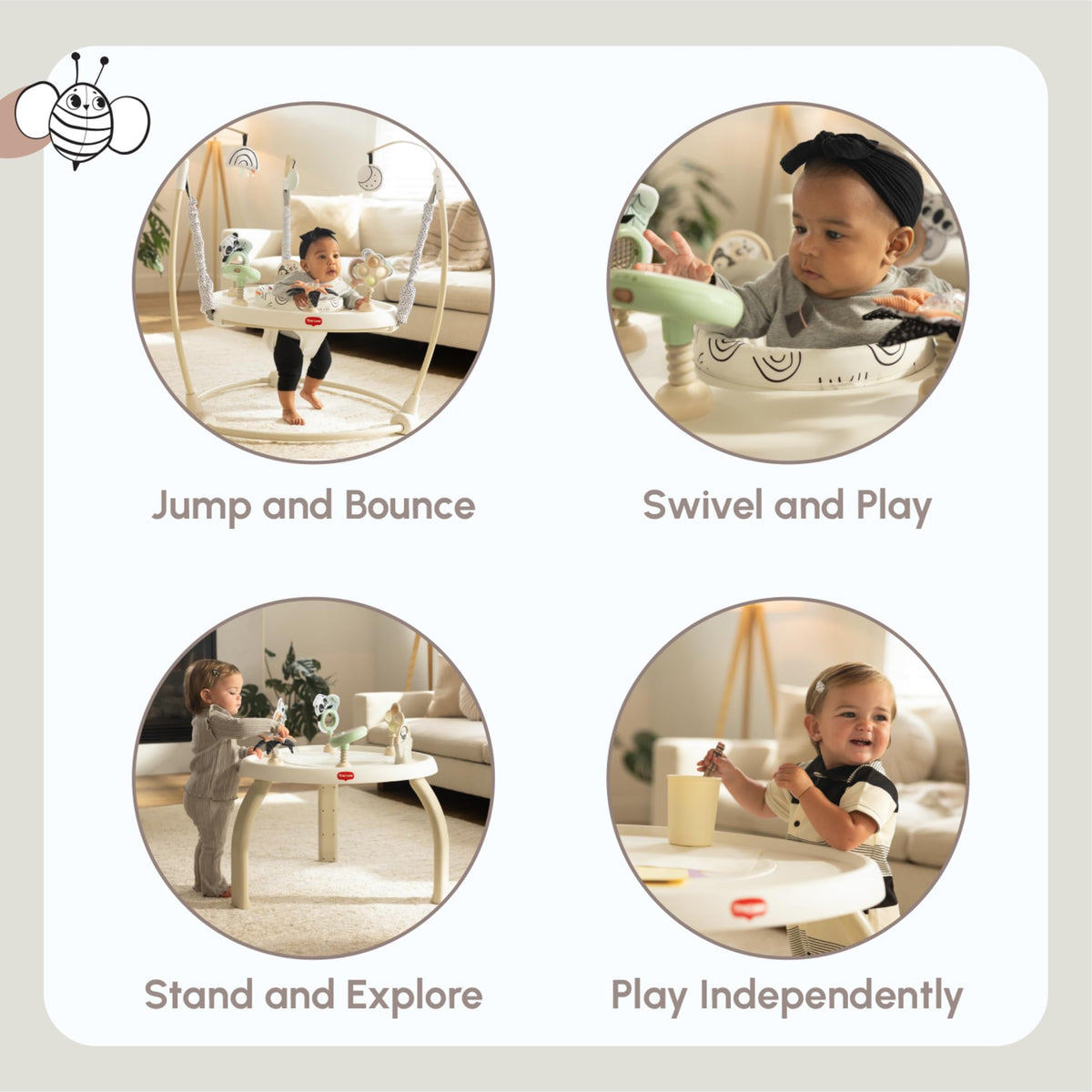 4-in-1 Baby Activity Center with Lights & Music E597