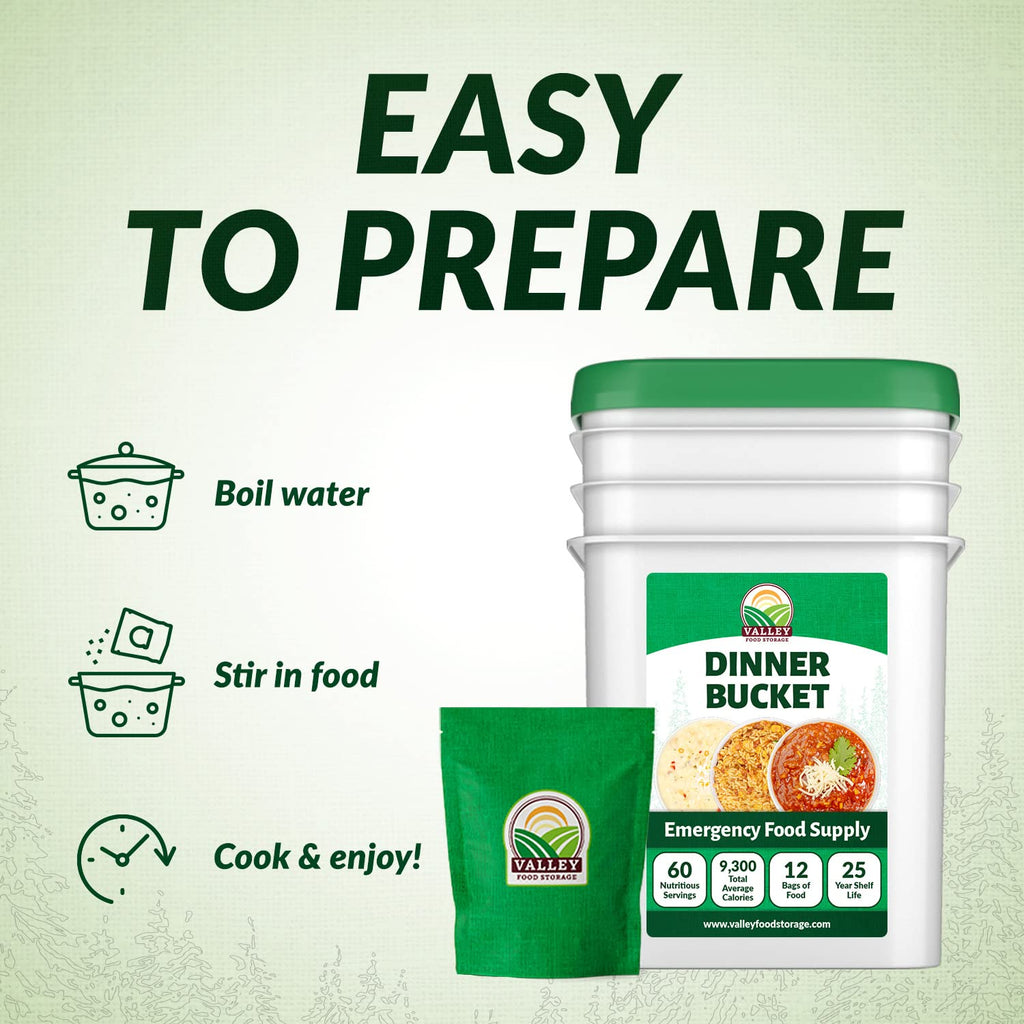 60 Serving Emergency Food Supply Bucket O5020