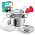 Deep Fryer Pot with Basket 6.3QT M55028