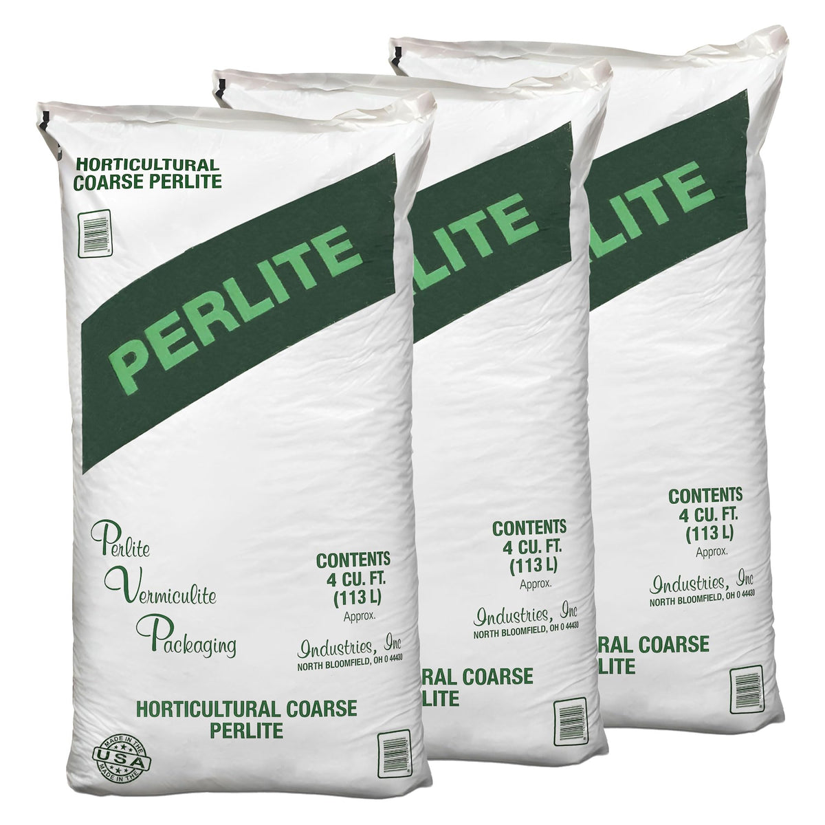 3 Pack Organic Coarse Perlite Planting Soil Additive A6051