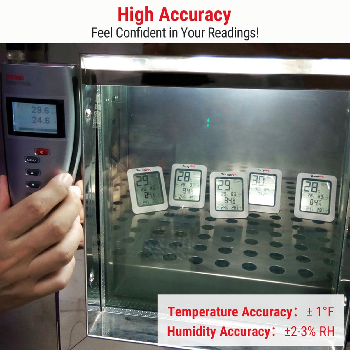 Digital Hygrometer Indoor Thermometer B9425
