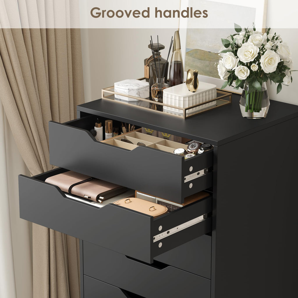 Black 8 Drawer Dresser K26240