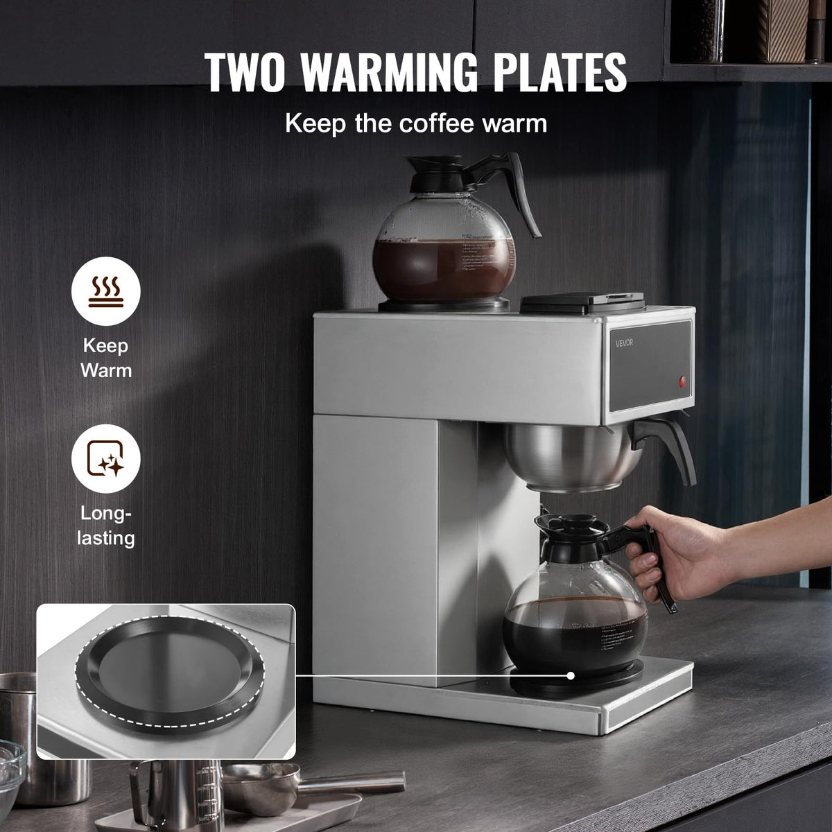Commercial Drip Coffee Maker 12 Cups Q3292