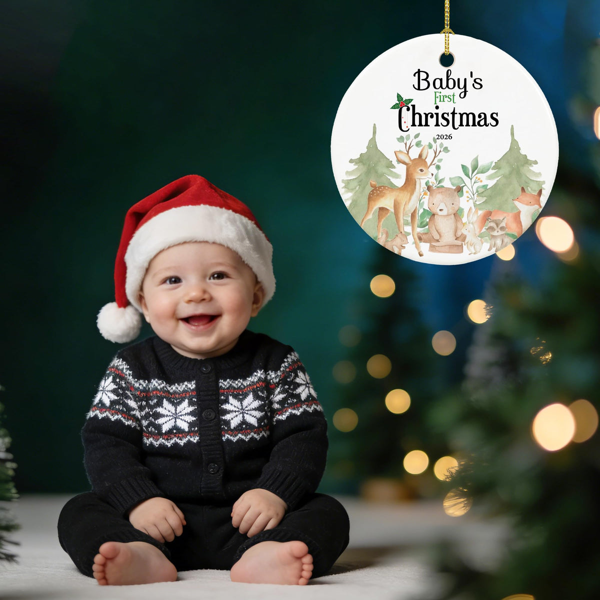 Baby's First Christmas Ornament 2026 V42303