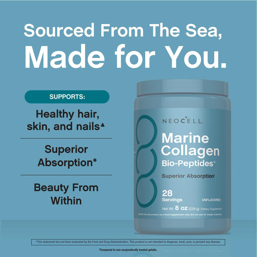 Marine Collagen Peptides Powder 8 oz Unflavored F845060