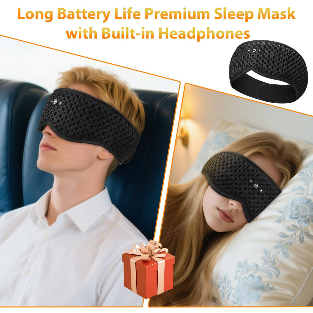 Sleep Mask with Bluetooth Headphones Y9715