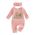 Christmas Tree Long Sleeve Romper Jumpsuit E9883