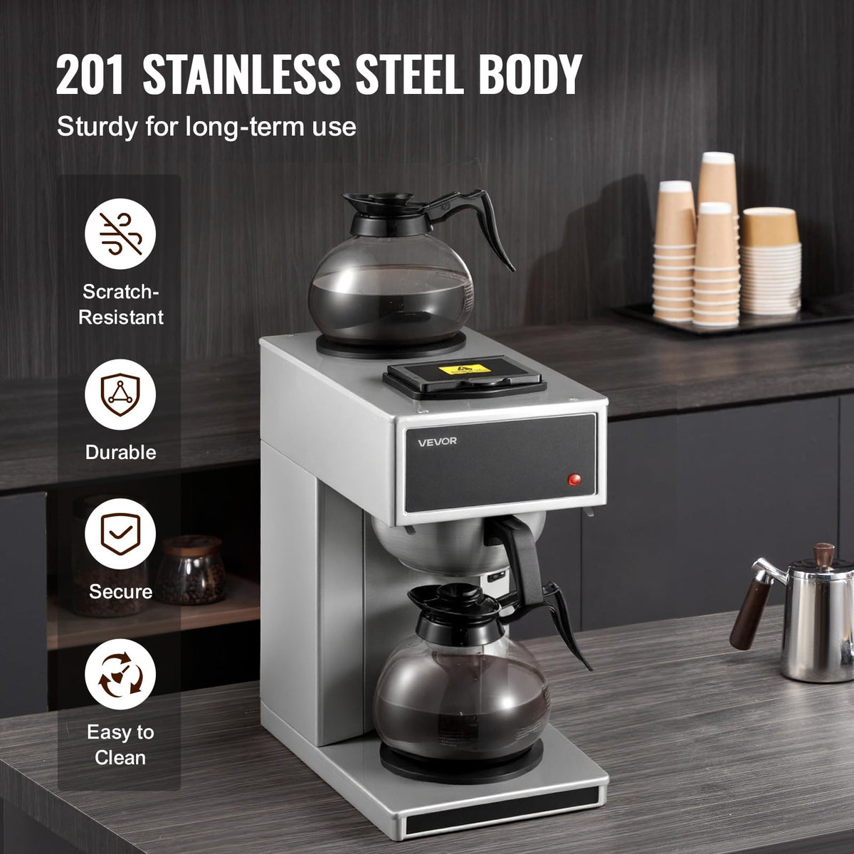 Commercial Drip Coffee Maker 12 Cups Q3292