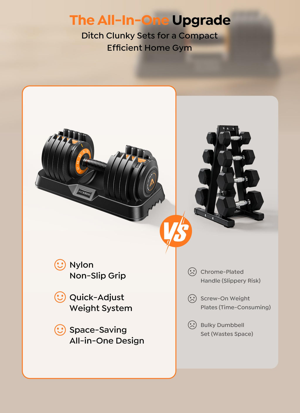 Adjustable Dumbbell Set of 2 T51214