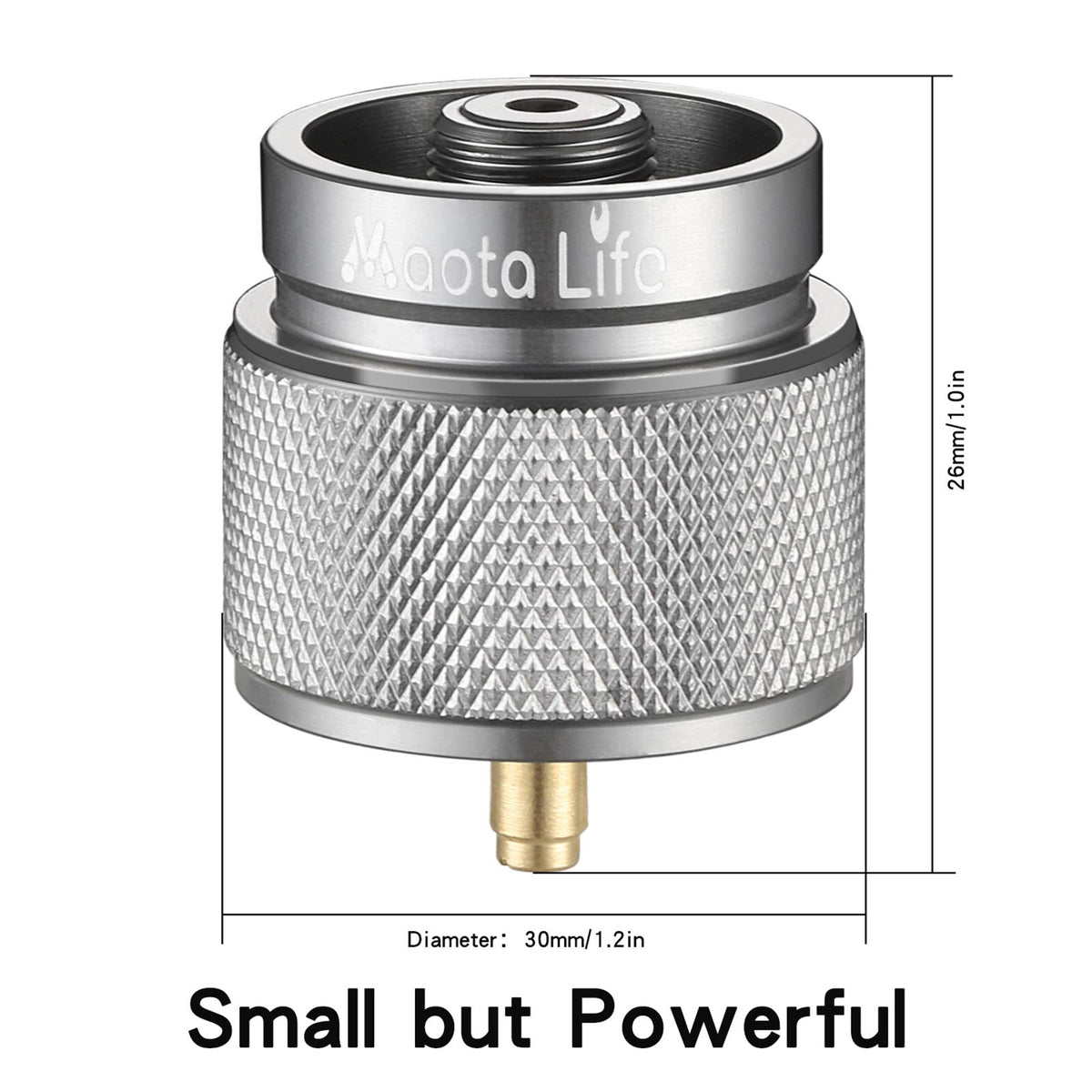 Camping Stove Gas Converter with 16 oz Tank C842