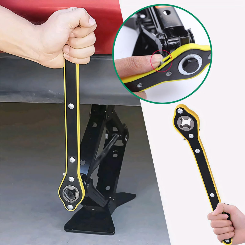 2 Ton Portable Scissor Jack Kit with Lug Wrench O11257
