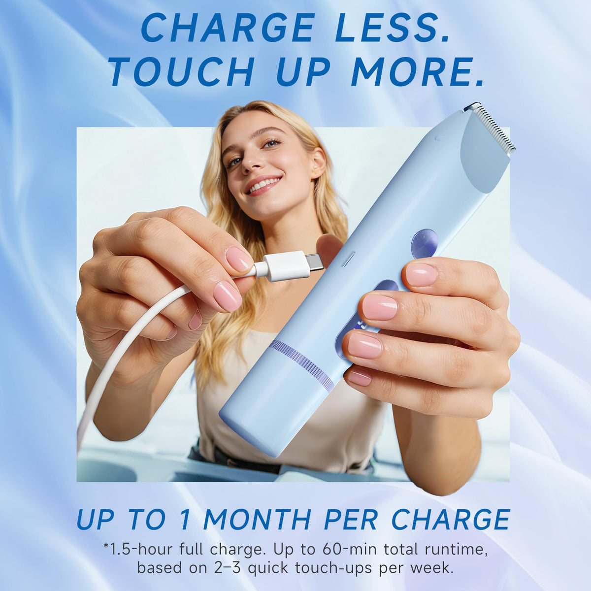 Bikini Trimmer 2 in1 Electric Razor USB-C Rechargeable Y254511