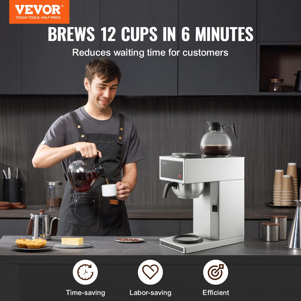 Commercial Drip Coffee Maker 12 Cups Q3292