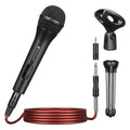 Dynamic Handheld Vocal Microphone with XLR to 1/4'' Audio Cable S7735