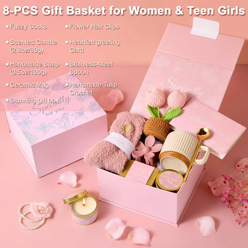 Pink 8PCS Gift Box Set J320280