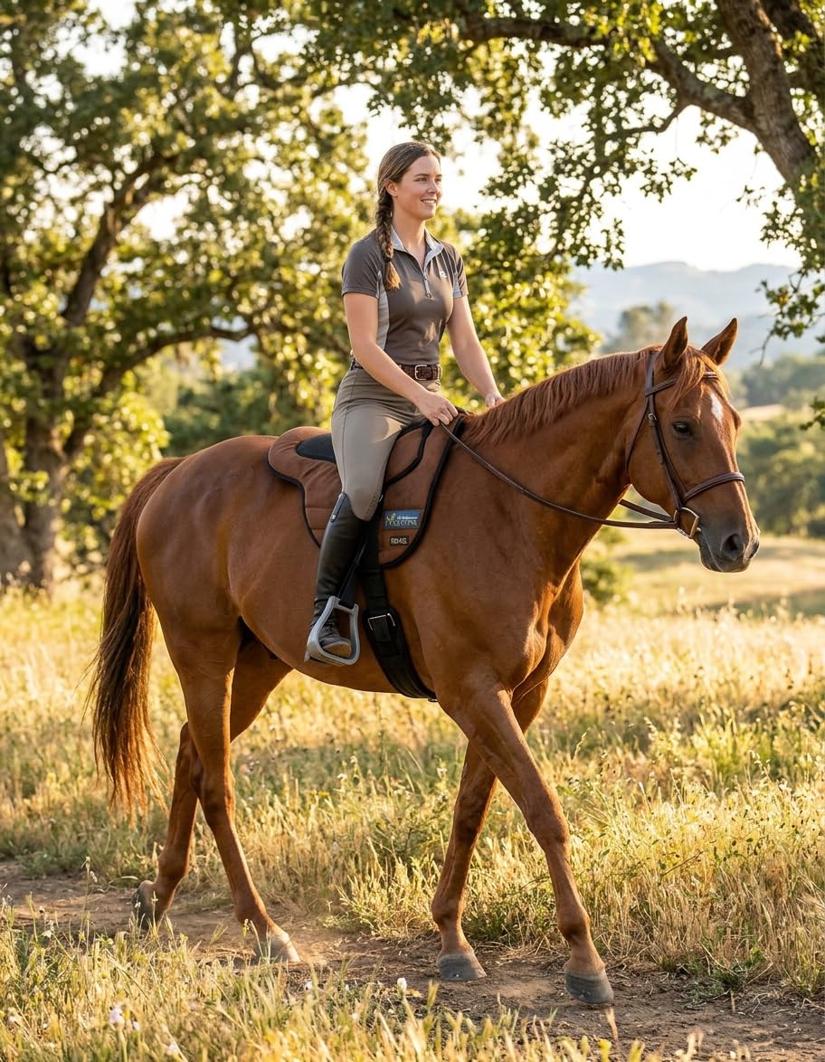 Lightweight Neoprene Padded Bareback Saddle Pad M32754