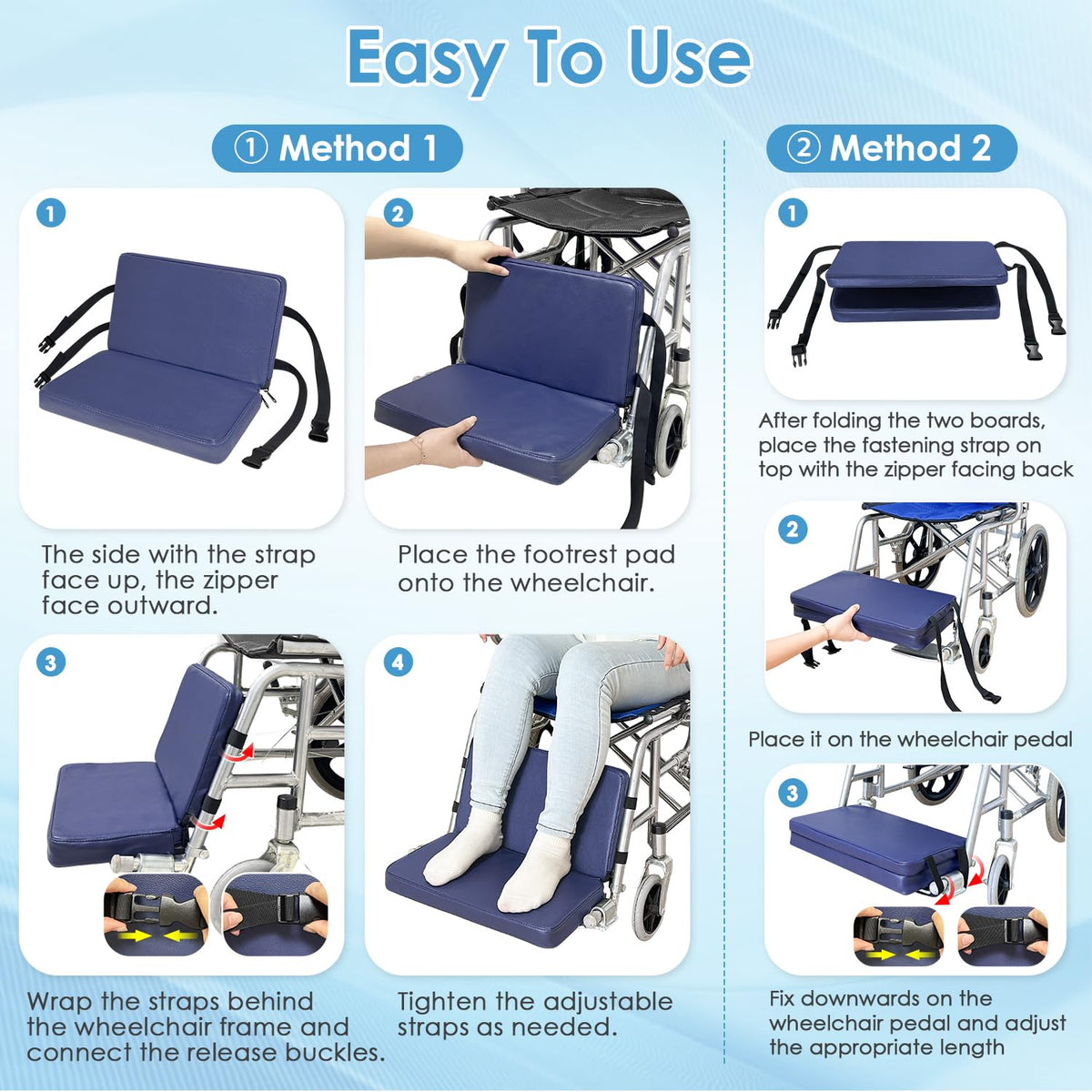 Wheelchair Foot Rest Elevating Extender Leg Rest Replacement Pad R48445