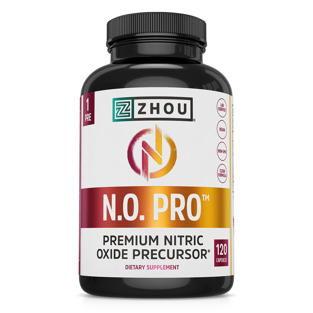 Nitric Oxide Supplement with Beet Root & L Arginine, 120 Veggie Capsules A9121