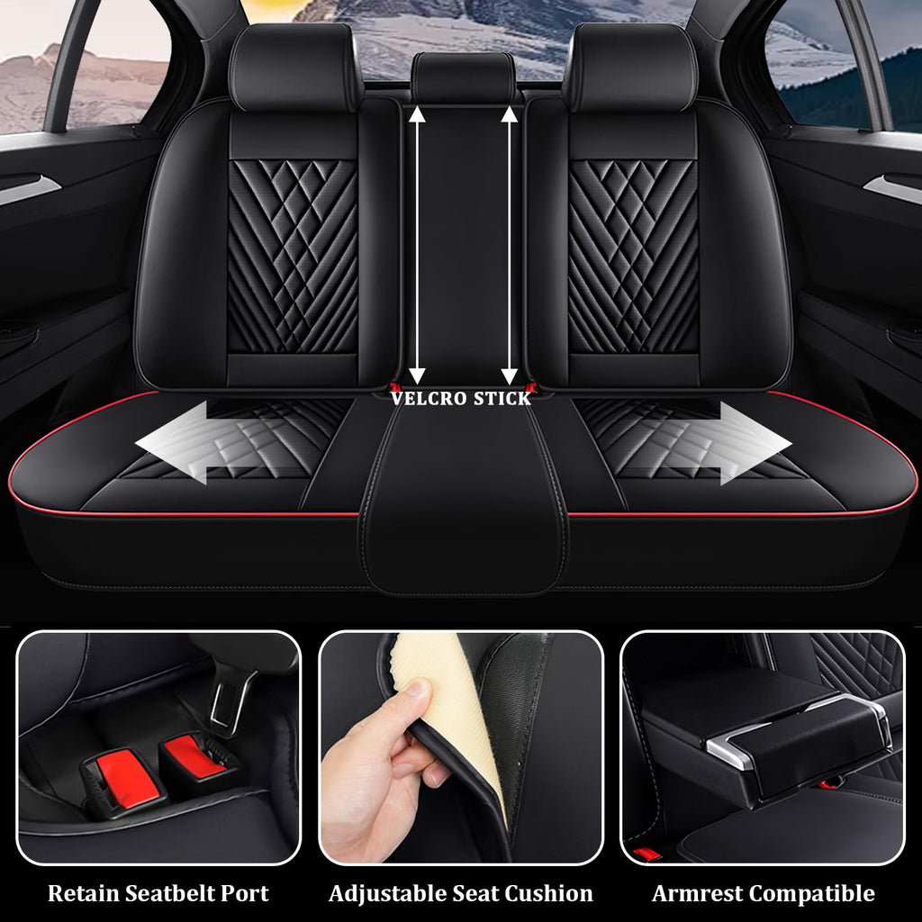 Waterproof Nappa Leather Full Set Car Seat Covers H719
