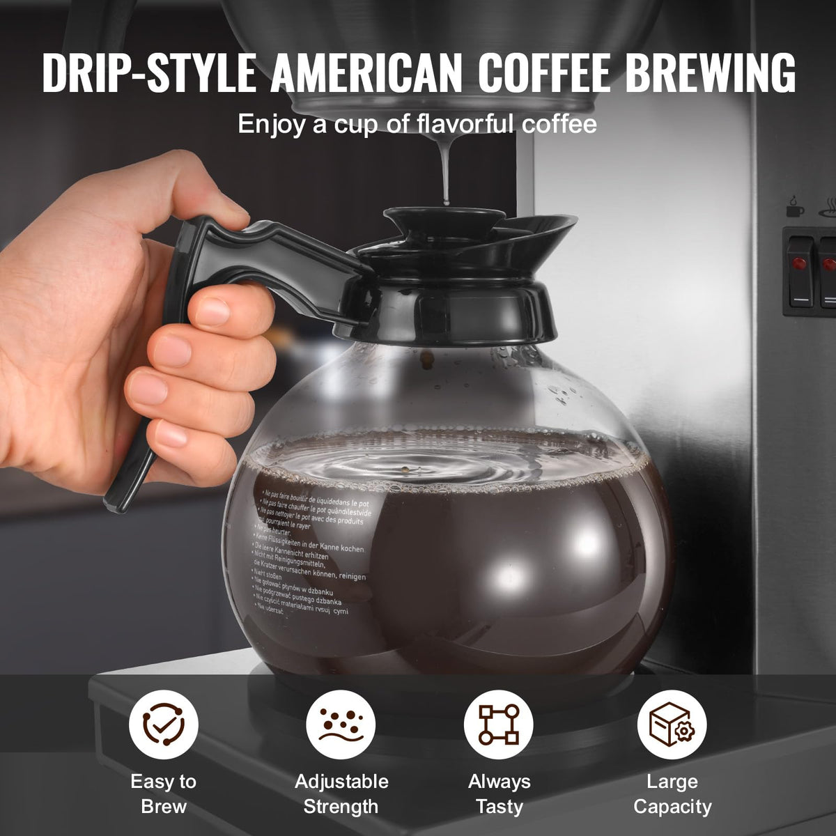Commercial Drip Coffee Maker 12 Cups Q3292