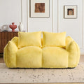 Oversized Faux Fur Memory Foam Bean Bag Chair Q770545