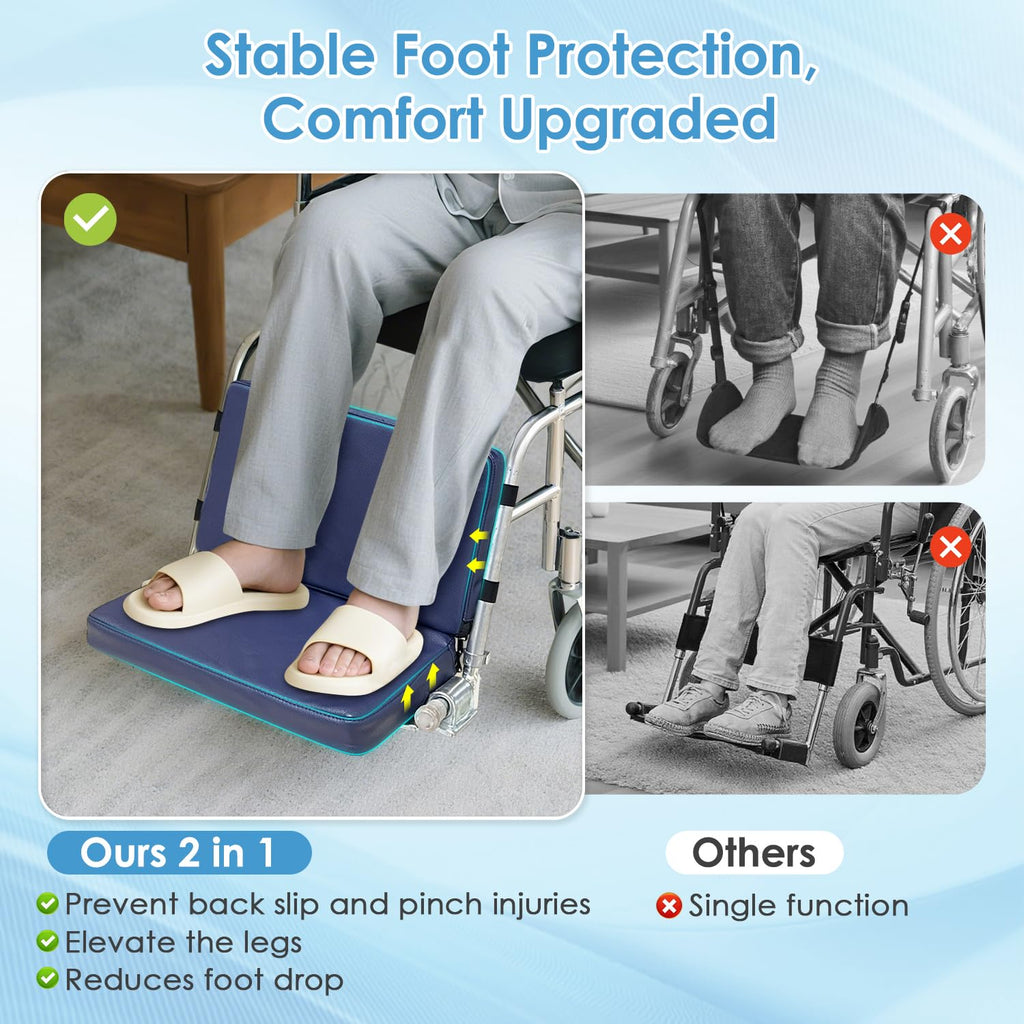 Wheelchair Foot Rest Elevating Extender Leg Rest Replacement Pad R48445