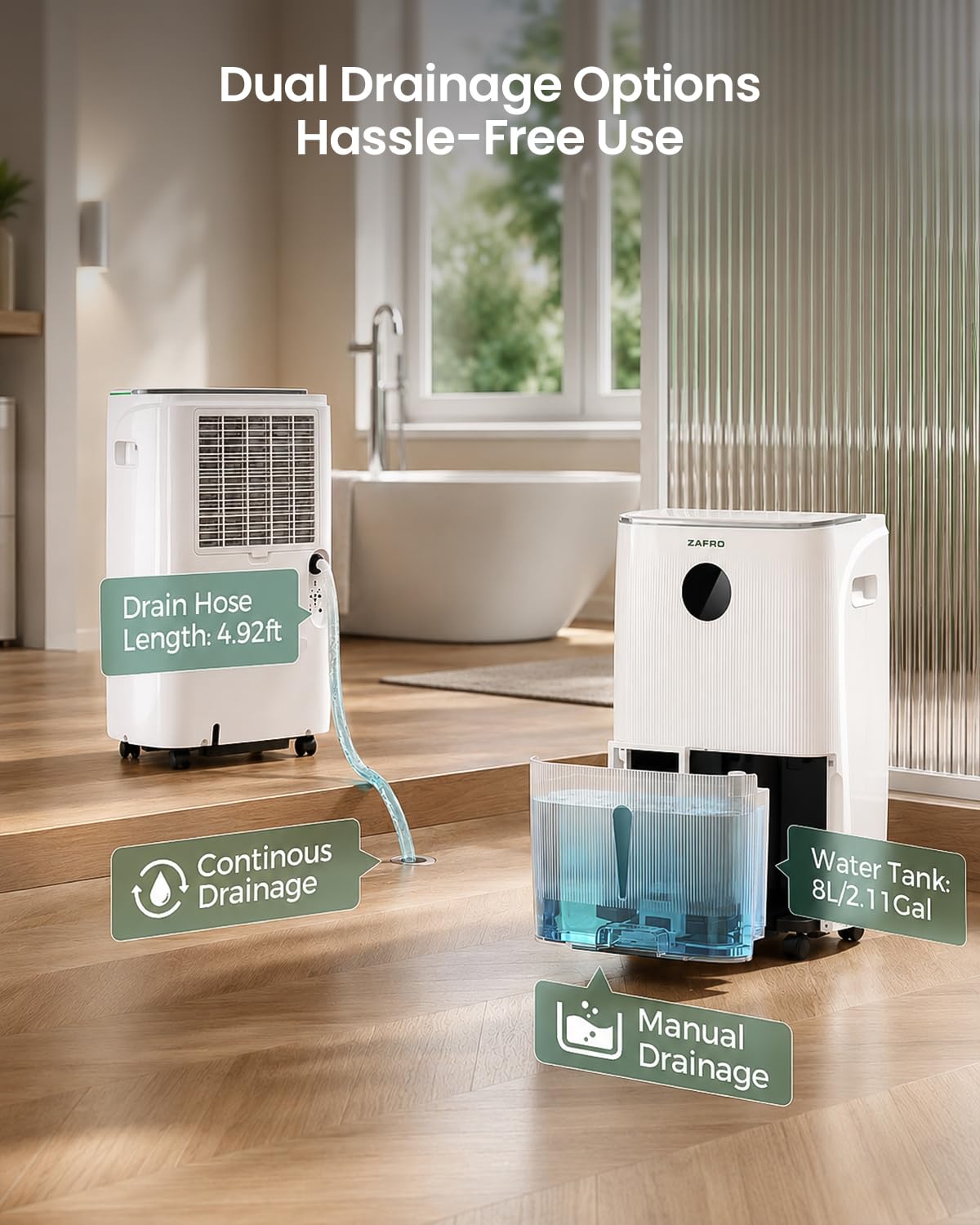 7500 Sq.Ft 150 Pints/Day Dehumidifier O174398