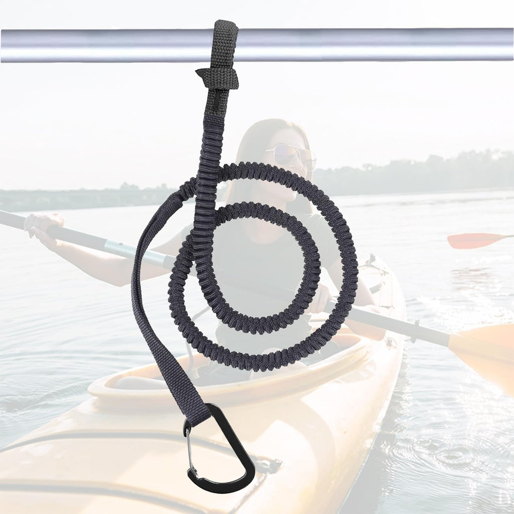 Kayak Paddle Leash 3-7 ft Stretchable Strap Lanyard H895
