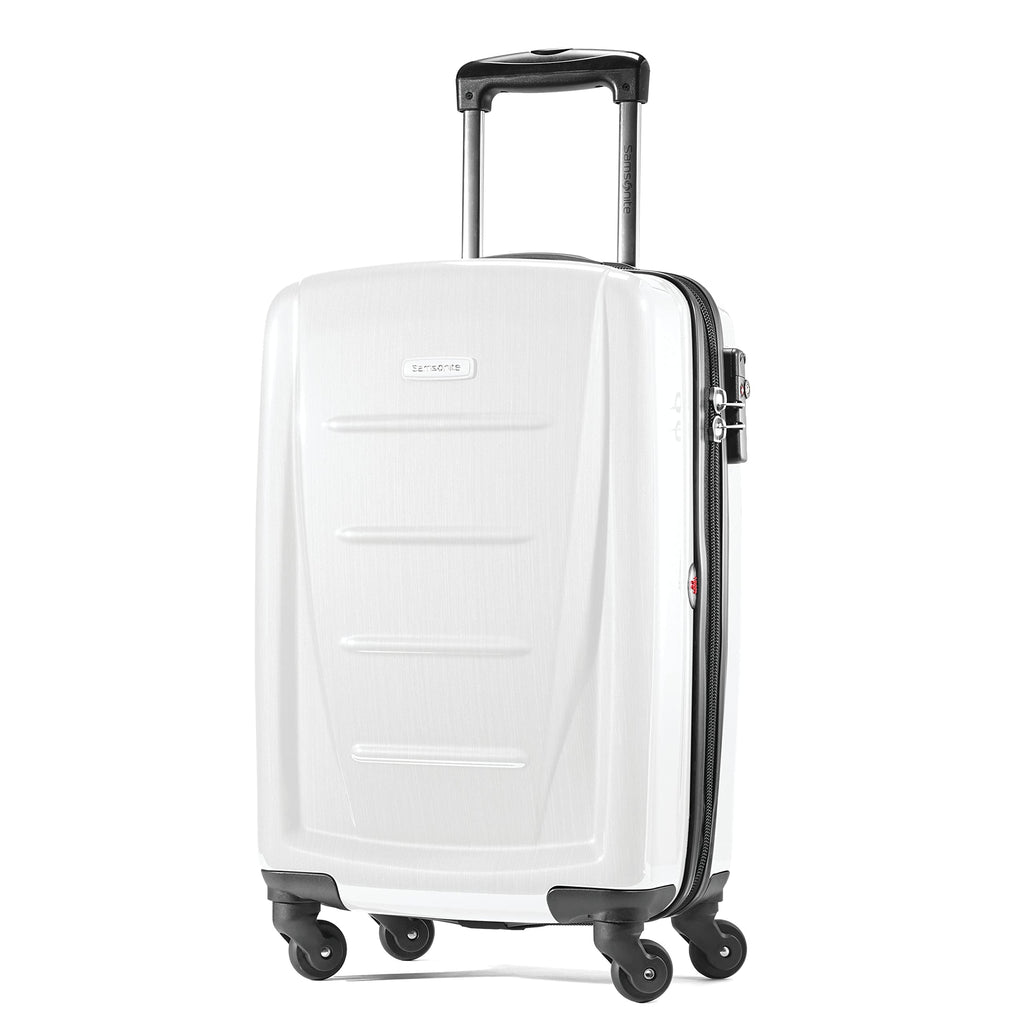 Hardside Luggage with Spinner Wheels, Carry-On 20-Inch, Brushed White K642502