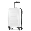 Hardside Luggage with Spinner Wheels, Carry-On 20-Inch, Brushed White K642502
