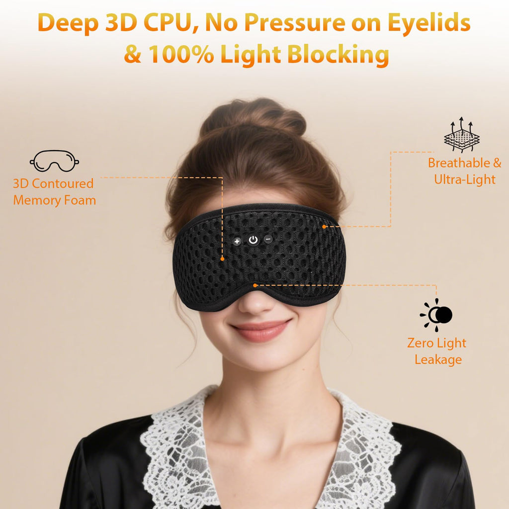 Sleep Mask with Bluetooth Headphones Y9715