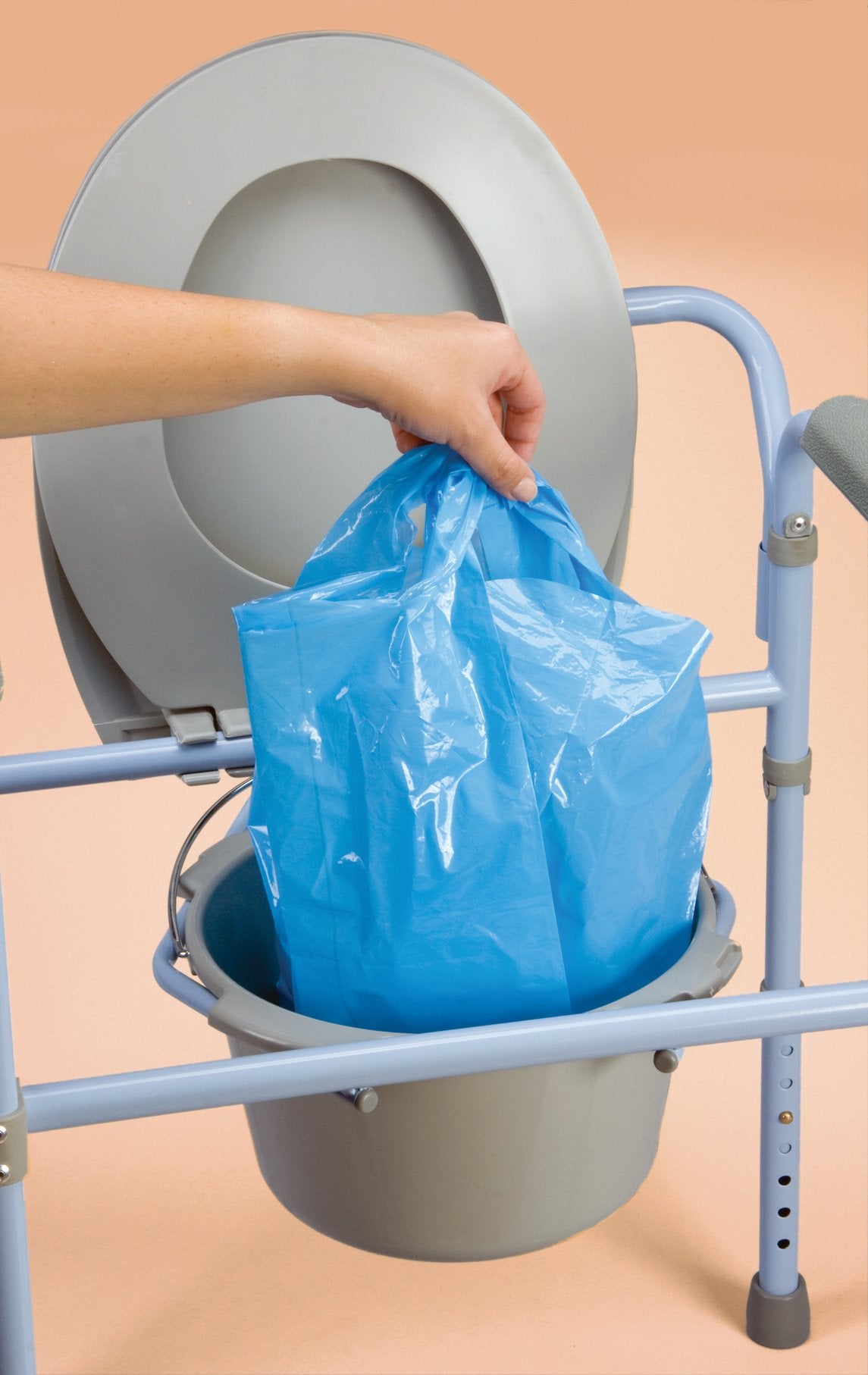 Commode Liners with Absorbent Powder, 7 Count (Pack of 6) R24878