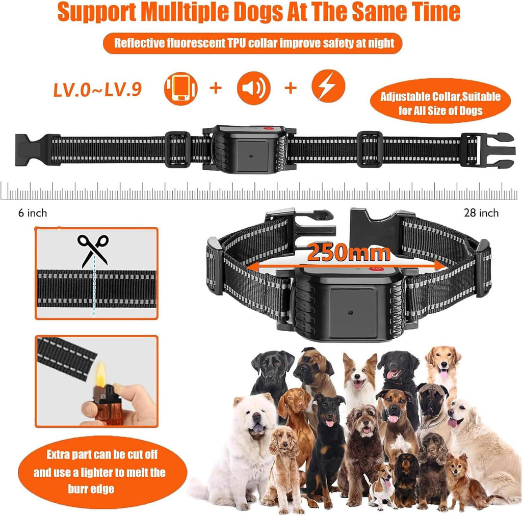 Wireless Electric Dog Fence & Training Collar 2-in-1, Waterproof Rechargeable, Up to 8 Acre F404