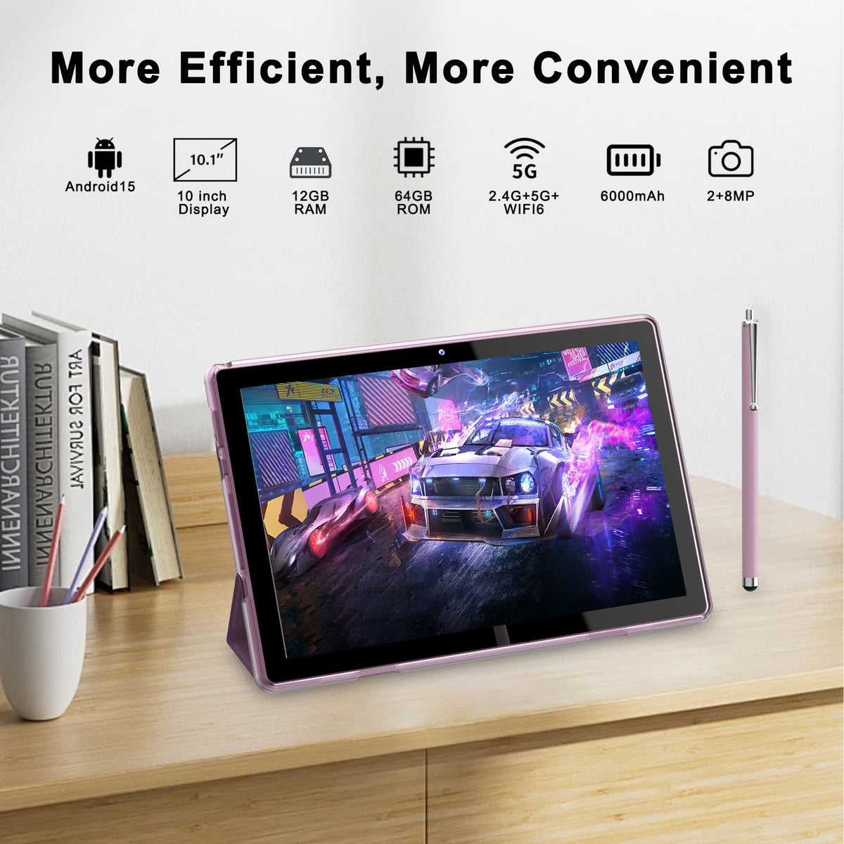 10-inch Android Tablet with Case and Stylus A3831