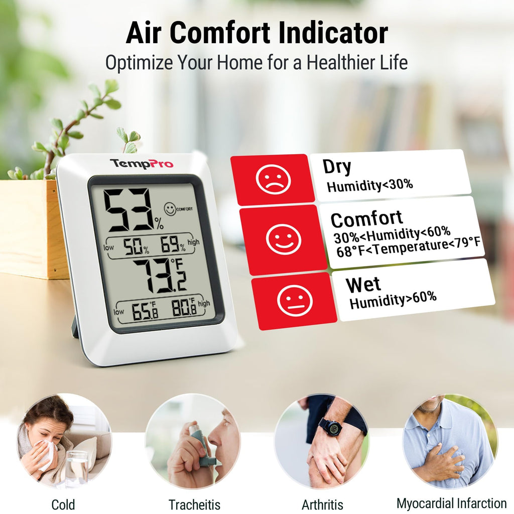 Digital Hygrometer Indoor Thermometer B9425