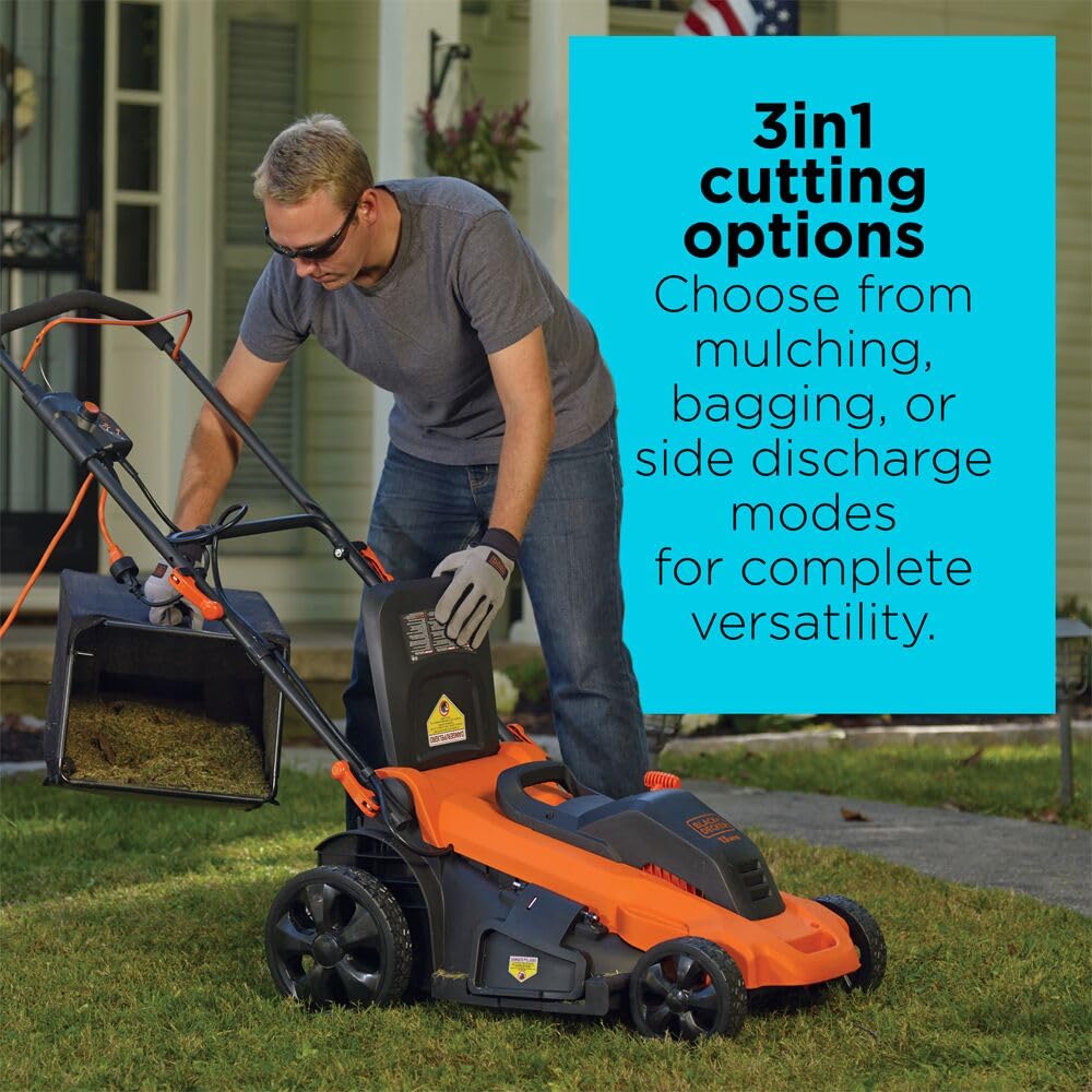 20-Inch Corded Electric Push Lawn Mower I286