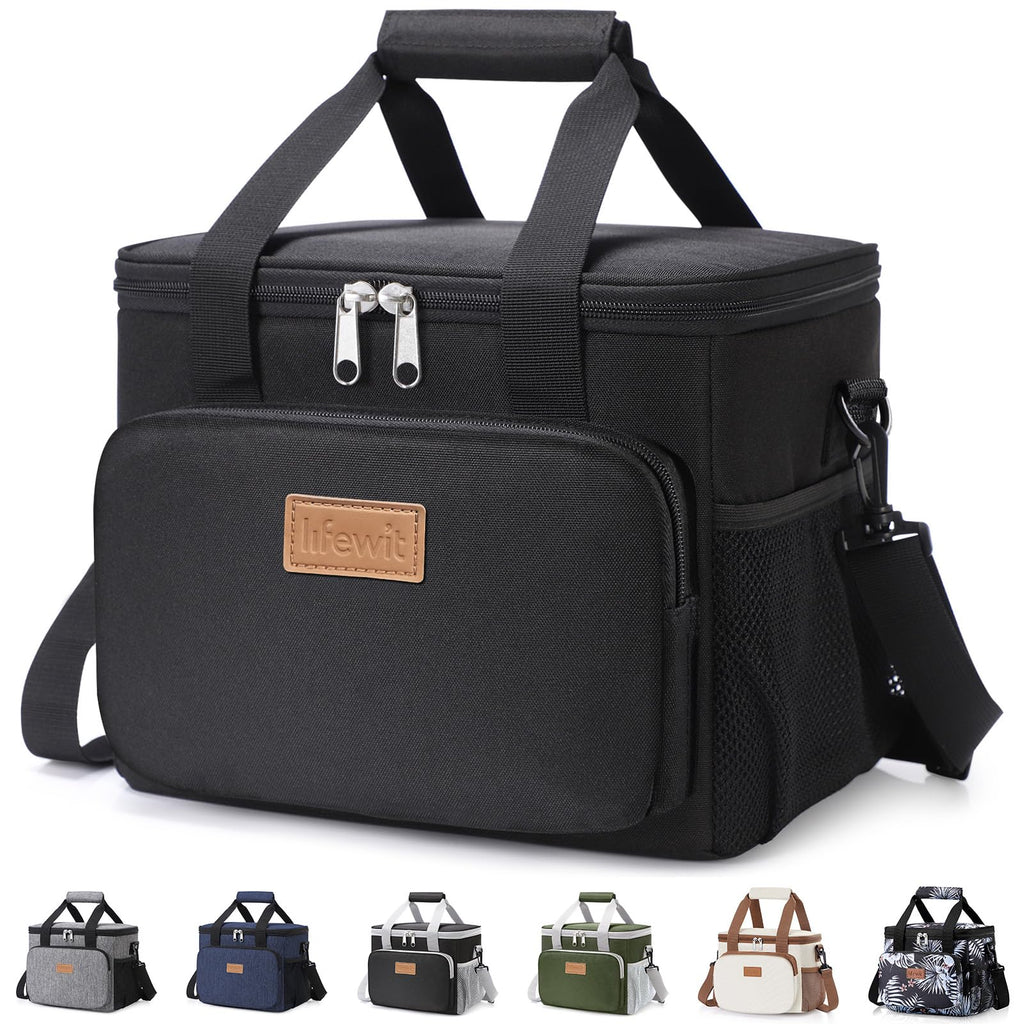 Black Insulated Lunch Bag Y2439