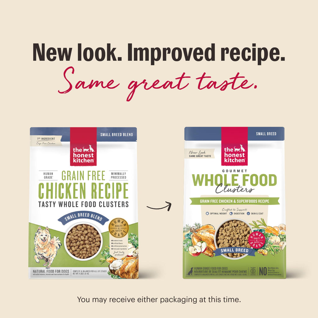 Grain Free Chicken Dry Dog Food, 4 lb Bag L55906