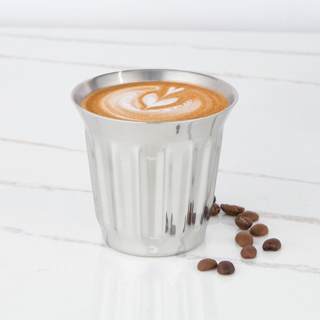 French Press 12 oz, Stainless Steel Espresso Cups 5 oz Set of 2 R974078