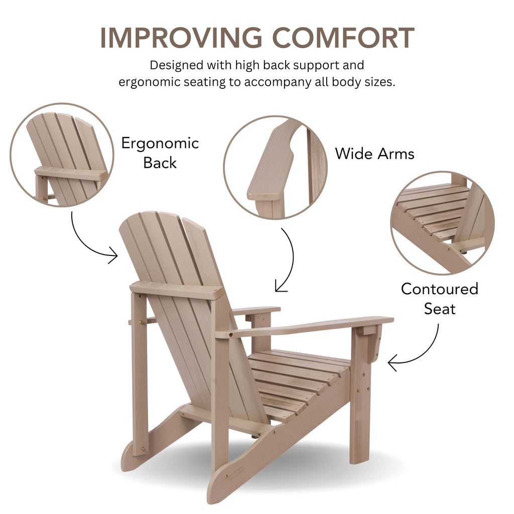 Wooden Adirondack Chair K26386