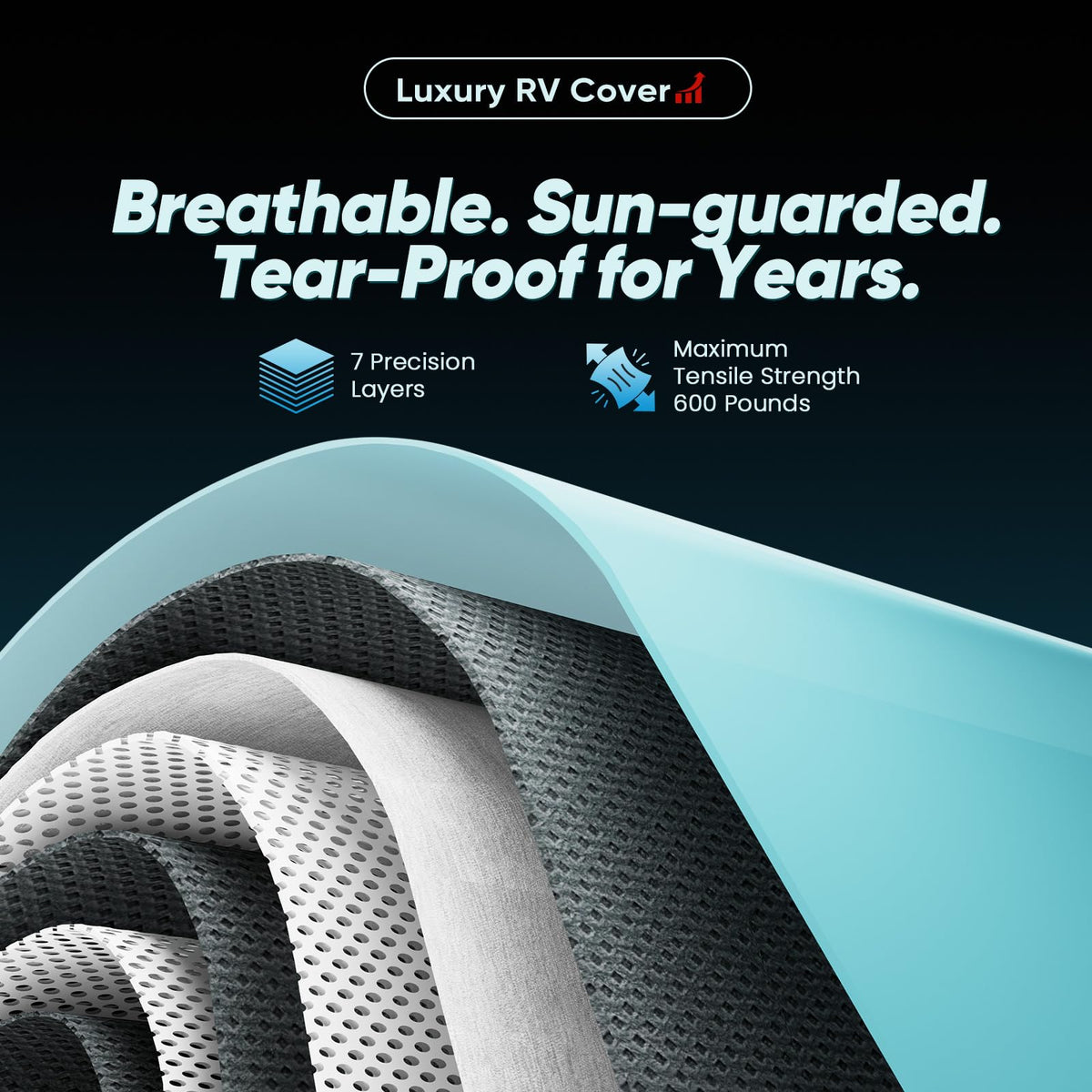 RV Cover for 24-27ft Travel Trailers C6972