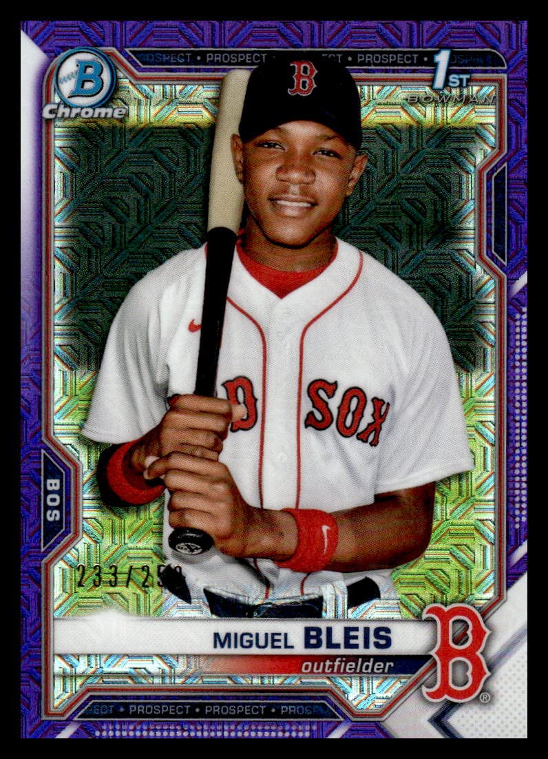 Purple Refractor Baseball Trading Card W685