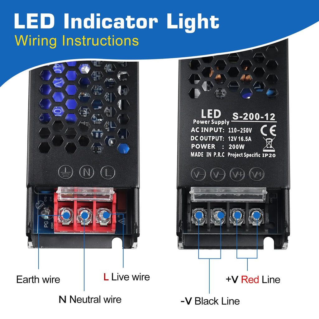 200W 12V LED Power Supply O91660