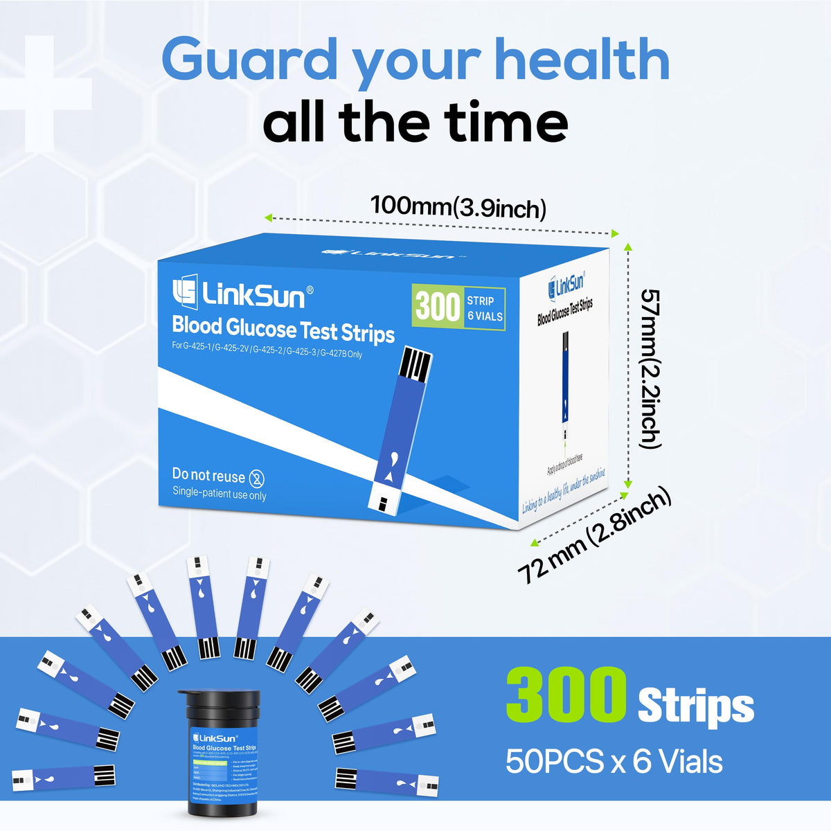 Test Strips for Diabetes 300 W22442