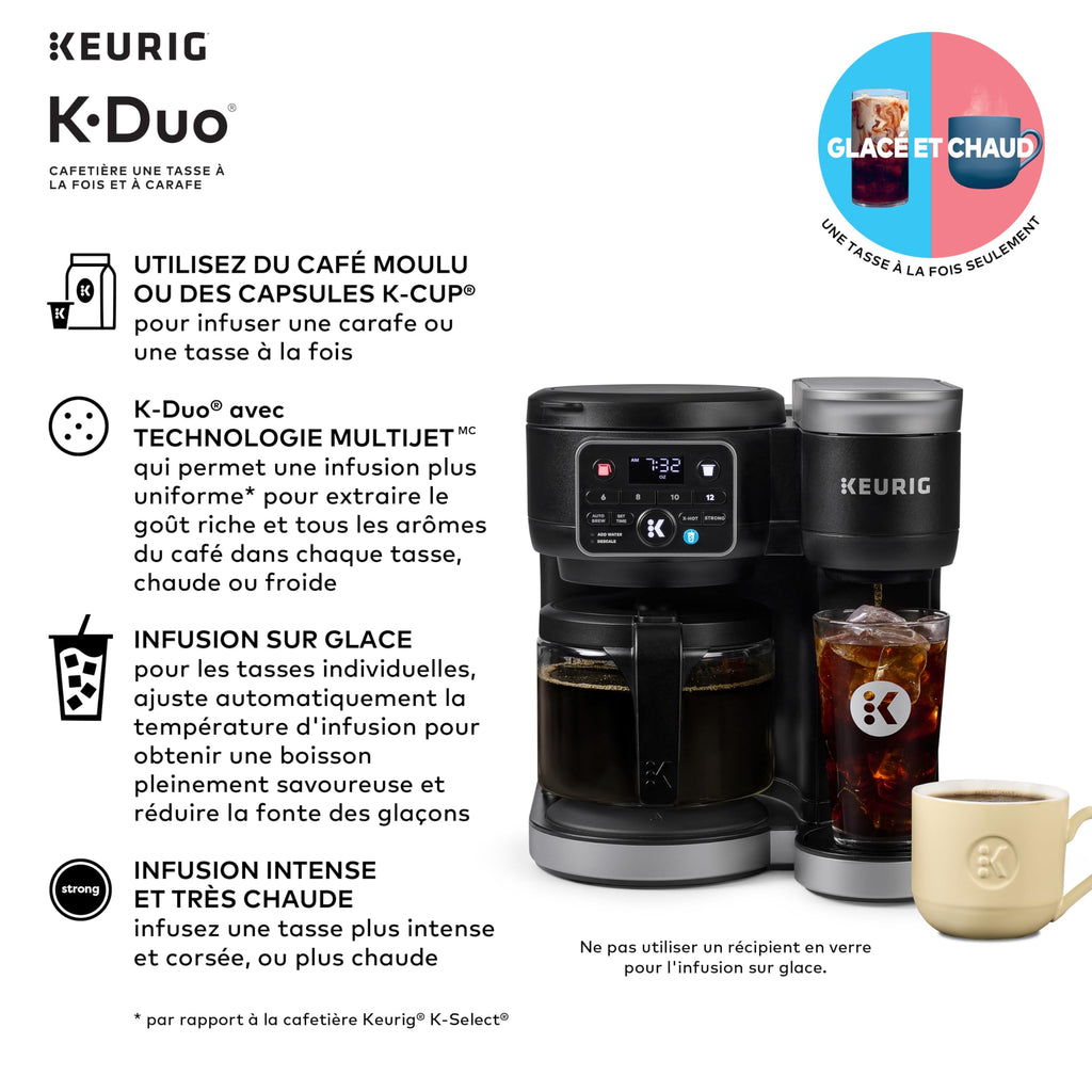 Black Single Serve K-Cup Pod & Carafe Coffee Maker Y169