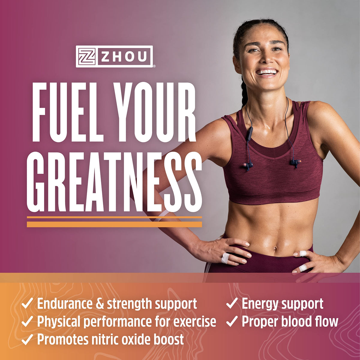 Nitric Oxide Supplement with Beet Root & L Arginine, 120 Veggie Capsules A9121