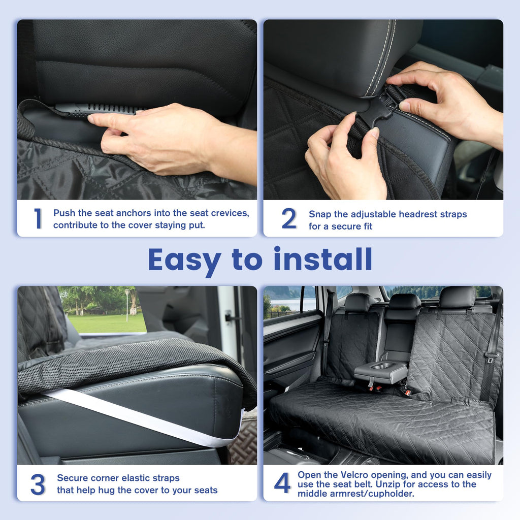 900D Oxford Waterproof Car Seat Cover Q577