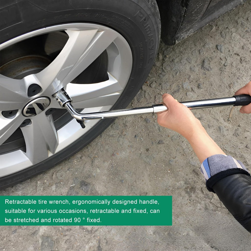 2 Ton Portable Scissor Jack Kit with Lug Wrench O11257